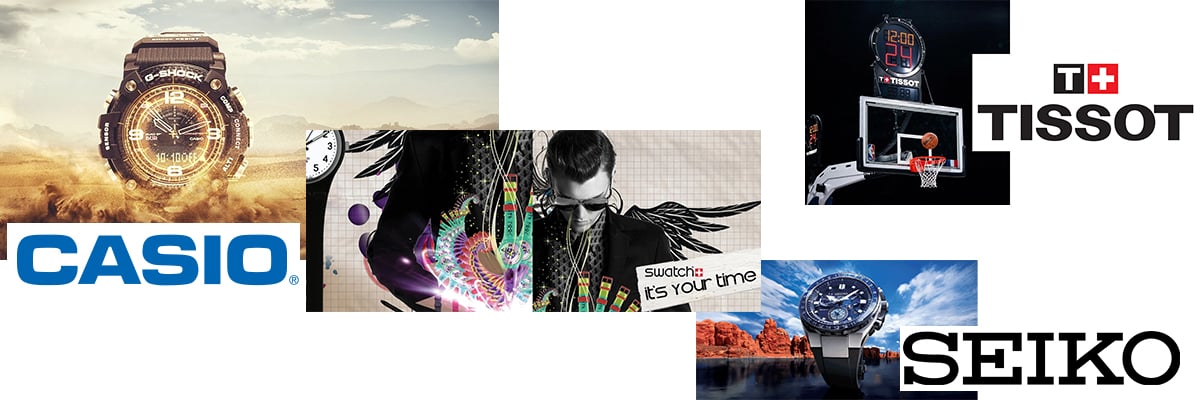 Lagerware versandbereit: SWATCH/TISSOT/SEIKO-Artikel + CASIO mit 55 % bis 65 % Rabatt!